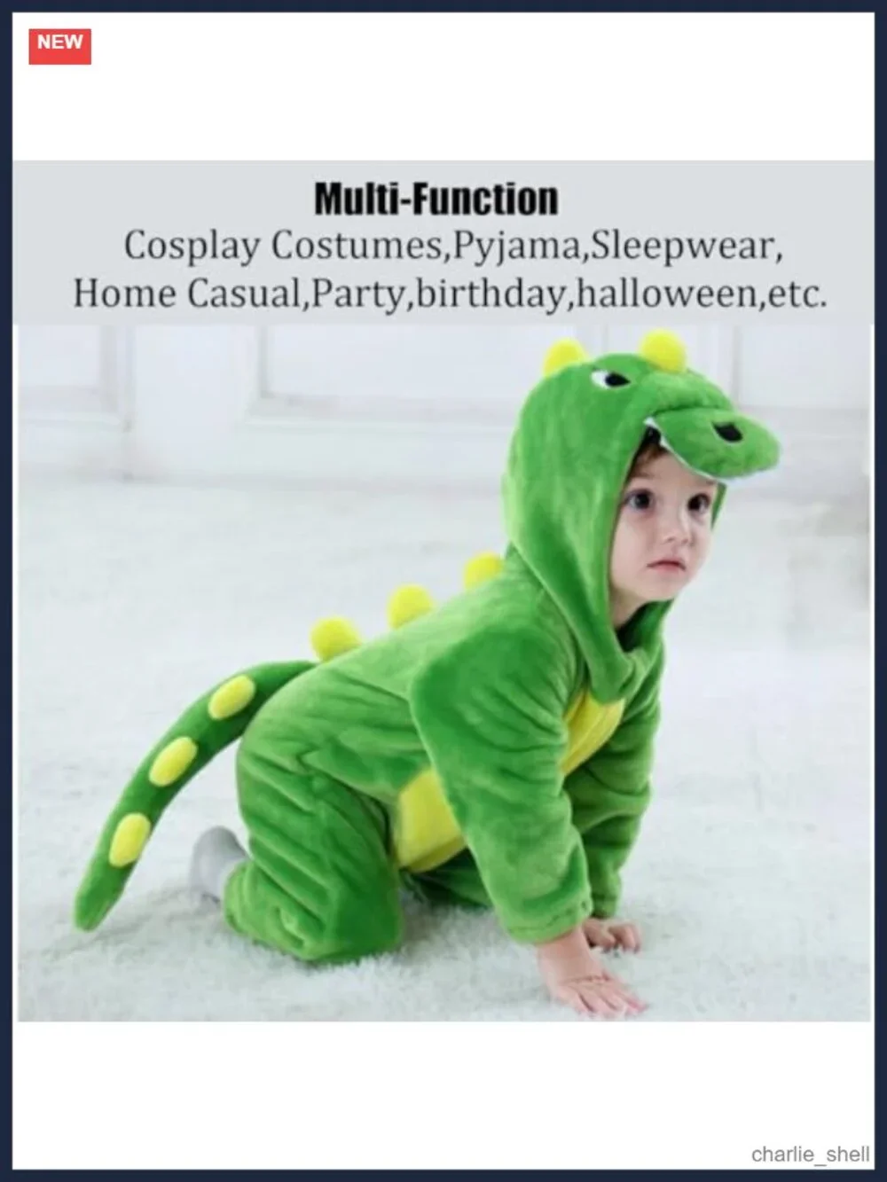 Toddler Animal Costume Romper Flannel Halloween Dress Up Unisex